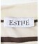 ESTHE　STRIPE TWIST ASYMMETRIC T-SHIRTS
