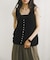 Button Cotton Knit Vest