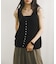 Button Cotton Knit Vest