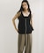 Button Cotton Knit Vest