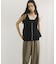 Button Cotton Knit Vest