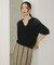 Acetate Mix Collared Knit