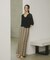 Acetate Mix Collared Knit