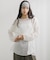 Linen Mesh 2way Blouse