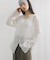 Linen Mesh 2way Blouse
