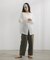 Linen Mesh 2way Blouse