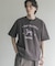 ヴィンテージグラフィックヘンリーネックTシャツ