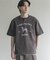 ヴィンテージグラフィックヘンリーネックTシャツ