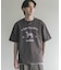 ヴィンテージグラフィックヘンリーネックTシャツ