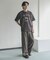 ヴィンテージグラフィックヘンリーネックTシャツ