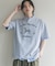 ヴィンテージグラフィックヘンリーネックTシャツ
