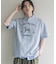 ヴィンテージグラフィックヘンリーネックTシャツ