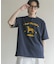 ヴィンテージグラフィックヘンリーネックTシャツ
