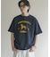 ヴィンテージグラフィックヘンリーネックTシャツ