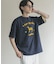 ヴィンテージグラフィックヘンリーネックTシャツ