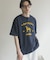 ヴィンテージグラフィックヘンリーネックTシャツ
