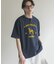 ヴィンテージグラフィックヘンリーネックTシャツ