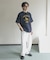 ヴィンテージグラフィックヘンリーネックTシャツ