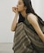 Linen Stripe I-Line Skirt