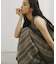 Linen Stripe I-Line Skirt