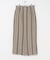 Linen Stripe I-Line Skirt