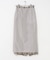 Linen Stripe I-Line Skirt