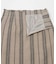 Linen Stripe I-Line Skirt