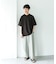 『別注』LACOSTE×DOORS　MOSS STITCH SHORT-SLEEVE T-SHIRTS