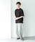 『別注』LACOSTE×DOORS　MOSS STITCH SHORT-SLEEVE T-SHIRTS