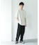『別注』LACOSTE×DOORS　MOSS STITCH SHORT-SLEEVE T-SHIRTS