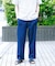 接触冷感デニムイージーパンツ