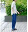接触冷感デニムイージーパンツ
