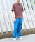 接触冷感デニムイージーパンツ