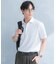 LIFE STYLE TAILOR　トリコットセミワイド半袖プルオーバー無地