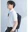 LIFE STYLE TAILOR　トリコットセミワイド半袖プルオーバー無地