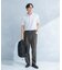LIFE STYLE TAILOR　トリコットセミワイド半袖プルオーバー無地