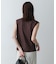 『洗濯可』近赤外線カットエリツキニットベスト