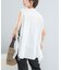 PROTAGONISTA　NO-SLEEVE GATHER BLOUSE