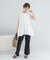 PROTAGONISTA　NO-SLEEVE GATHER BLOUSE