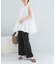 PROTAGONISTA　NO-SLEEVE GATHER BLOUSE