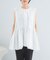 PROTAGONISTA　NO-SLEEVE GATHER BLOUSE