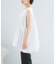 PROTAGONISTA　NO-SLEEVE GATHER BLOUSE