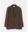 new basic　SILK LINEN SINGLE SHIRTS JACKET