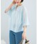 『WEB／一部店舗限定』リネン混ドルマンタックブラウス