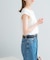 汗染防止 フレンチリブTシャツ