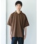 『吸水速乾／防シワ／抗ピリング／UVカット／イージーケア』DRYMIX Vネック ポロカラー ショートスリーブ Tシャツ