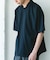 『吸水速乾／防シワ／抗ピリング／UVカット／イージーケア』DRYMIX Vネック ポロカラー ショートスリーブ Tシャツ