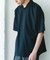 『吸水速乾／防シワ／抗ピリング／UVカット／イージーケア』DRYMIX Vネック ポロカラー ショートスリーブ Tシャツ
