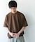 『吸水速乾／防シワ／抗ピリング／UVカット／イージーケア』DRYMIX クルーネック ショートスリーブ スウェットTシャツ