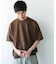 『吸水速乾／防シワ／抗ピリング／UVカット／イージーケア』DRYMIX クルーネック ショートスリーブ スウェットTシャツ